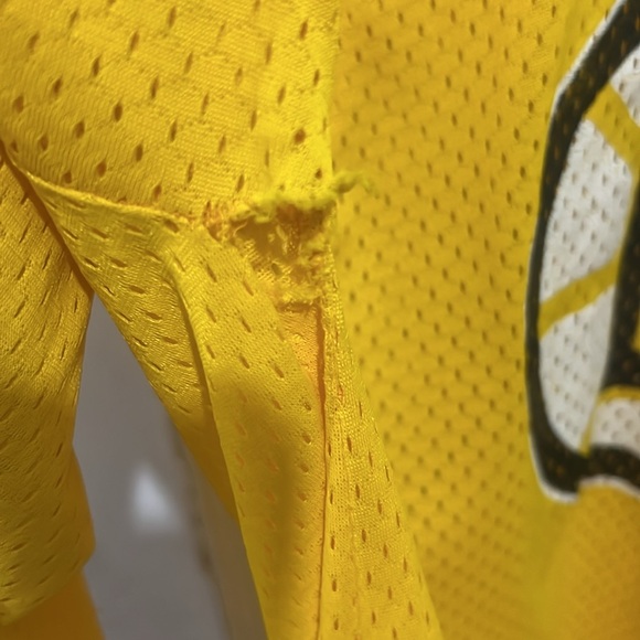 Vtg BOSTON BRUINS Replica NHL Thin Practice Mesh Jersey Adult L Adams Mfg USA - Picture 8 of 8